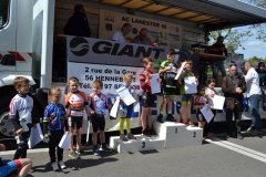 Circuit des Jeunes 2017 - Ecoles de vélo et podiums