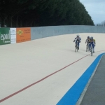 Ewen FOUSSADIER (AC LANESTER 56) à la lutte avec les coureurs du VELOCE VANNETAIS !