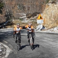 Mael NIVINOU et Yann LE BUREL en haut du Portillon