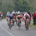 Arrivée du peloton pour la 4ème place