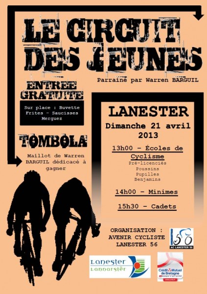 Affiche du Circuit des Jeunes 2013