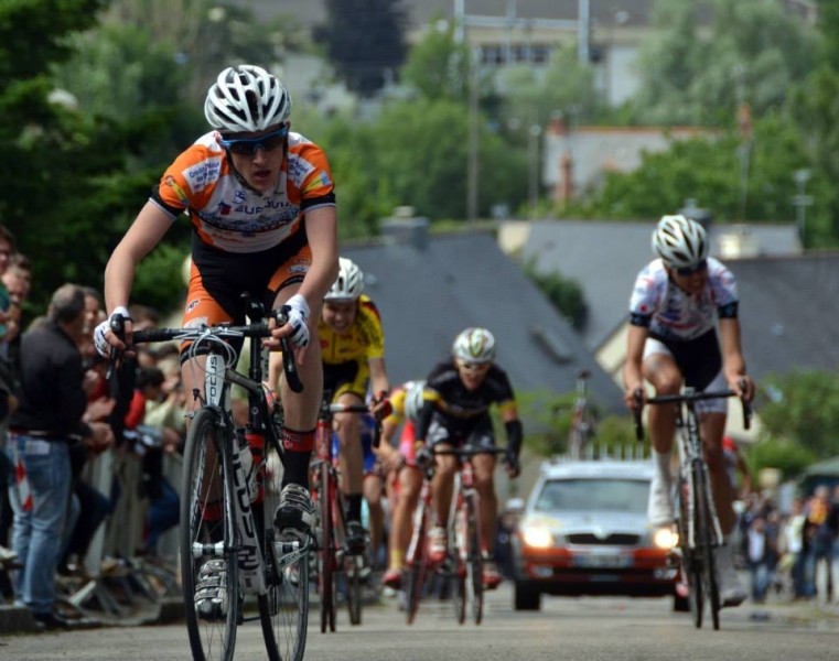 Le Lanestérien Thibault Morvan ne cesse de progresser et le prouve en faisant preuve d'une très belle régularité sur les deux étapes (photo Adeline Harvis)