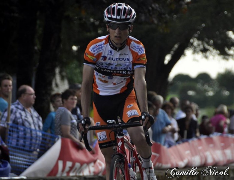 Loic Le Barbier a fait la course en tête sur le championnat du Morbihan Juniors et termine 7ème (photo Camille Nicol)