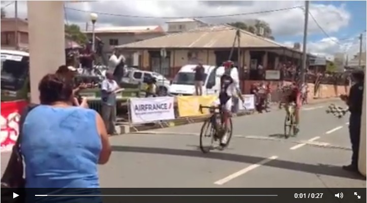 Victoire de Mael Nivinou en Nouvelle Calédonie 9ème étape